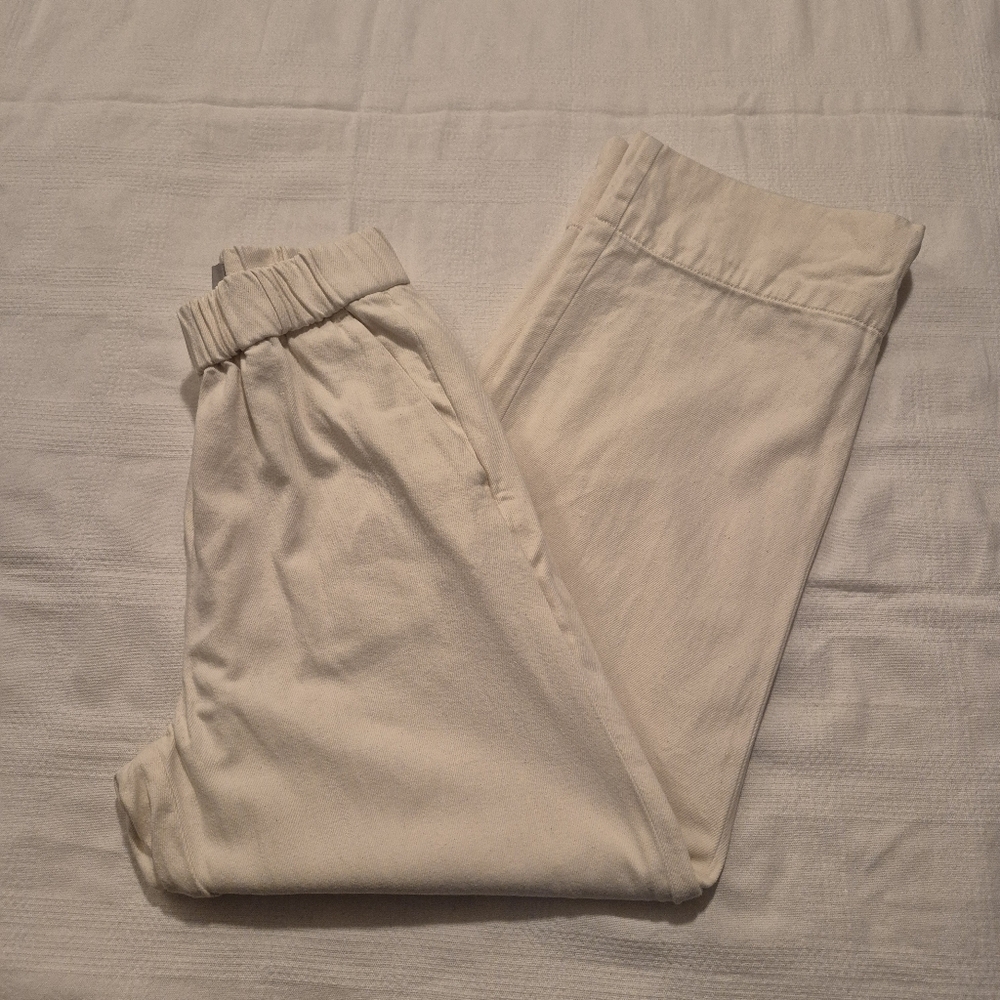 Everlane women's size 6 The Easy Jean Organic Cotton pants color Canvas VGUC